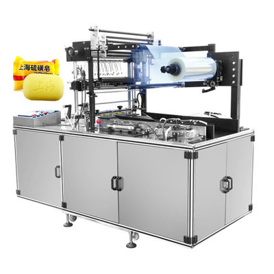 Máquina de embalaje de película de plástico para la fabricación de jabón de baño automático de alta productividad