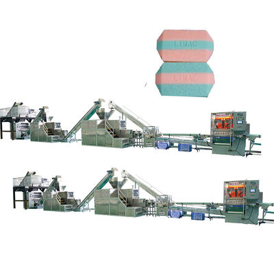 2000 kg/h Capacidad Máquina totalmente automática de fabricación de jabón sanitario para estampado