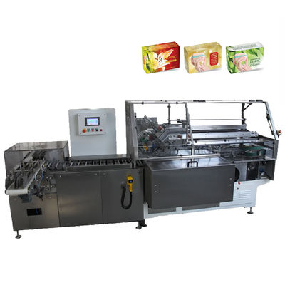 250 envases/min Maquina de embalaje de cartón de caja vertical de jabón para envases de papel