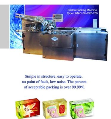 Máquina de embalaje de caja de cartón de lavandería de jabón Máquina automática de embalaje de jabón