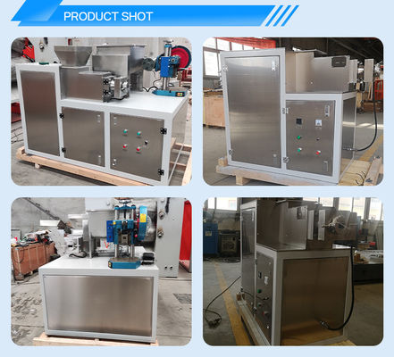 Máquina de fabricación de jabón de barras a pequeña escala con tres molinos de rodillos de 150 mm
