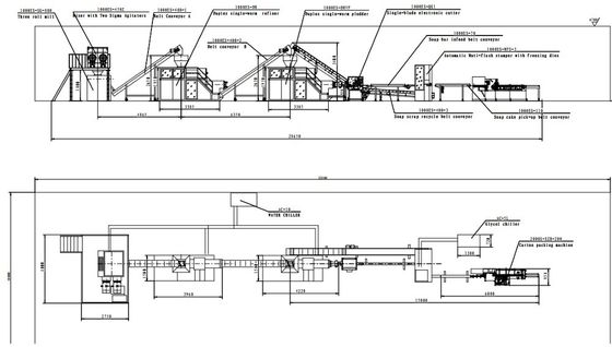 3000 kg/h Máquina para la fabricación de jabón de lavandería y de aseo