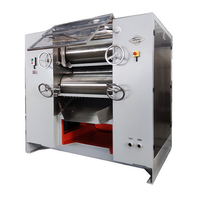 Máquina para moler pasta de jabón con rodillo de alimentación de molino triple tamaño de 10 30 mm