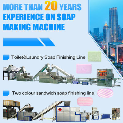 500-2000 kg/h Máquina de producción de jabón con función de corte de jabón